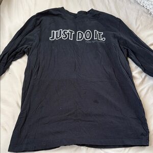 Nike Black Long Sleeve Top